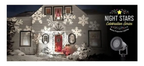 Night Stars Celebration Series Motion Projection Lightning - LED lampe med 6 mønstre 12 W