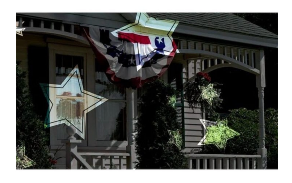 Night Stars Celebration Series Motion Projection Lightning - LED lampe med 6 mønstre 12 W