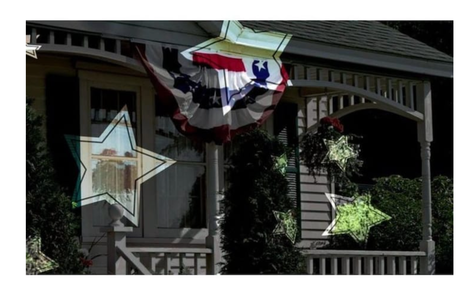 Night Stars Celebration Series Motion Projection Lightning - LED lampe med 6 mønstre 12 W