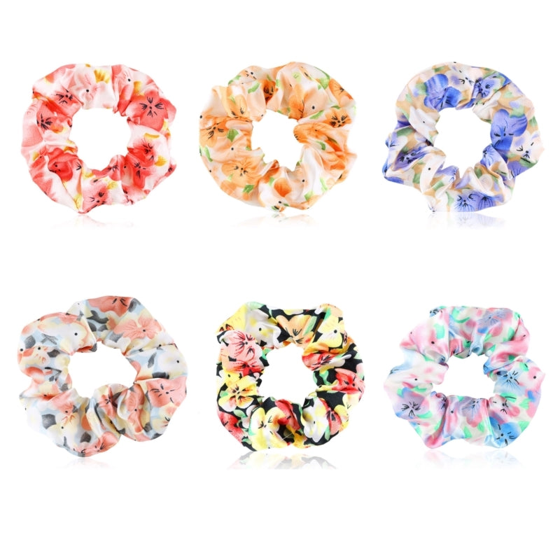 Elastiske scrunchies i satin (OG1203) Hovedbillede