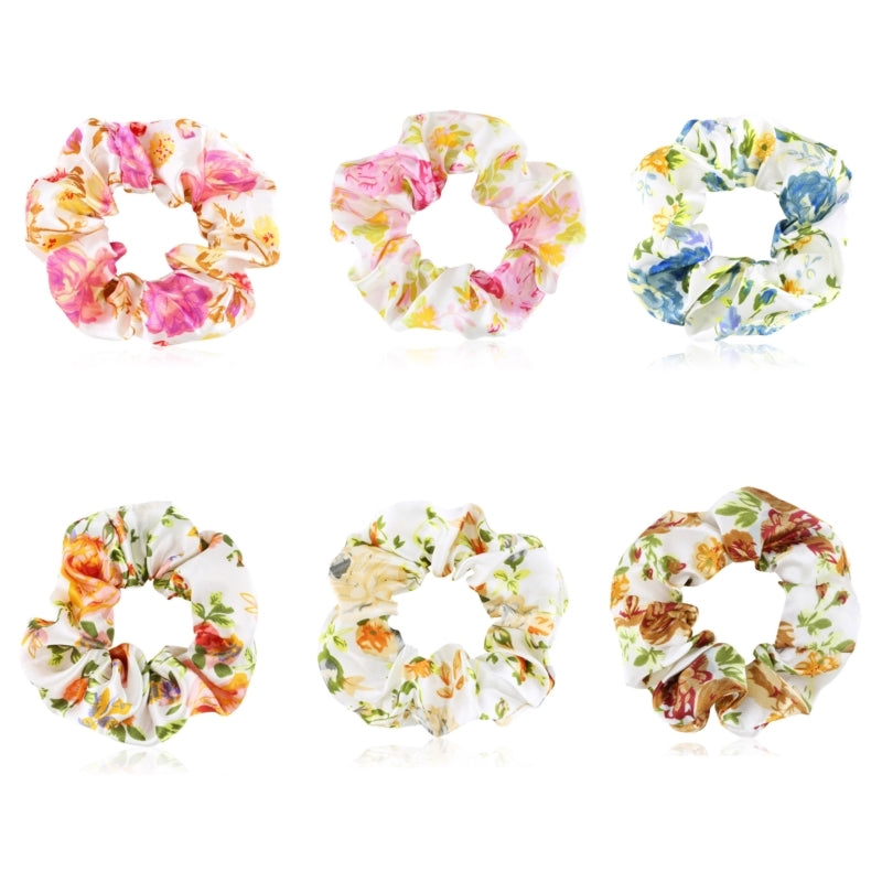 Elastiske scrunchies i satin (OG1204) Hovedbillede