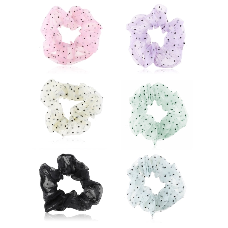Elastiske scrunchies i tyll (OG746)