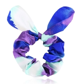 Elastiske scrunchies med ører i tekstil (OG1200)