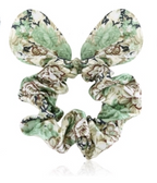Elastiske scrunchies med ører i satin (OG1201)