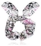 Elastiske scrunchies med ører i satin (OG1201)