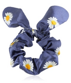 Elastiske scrunchies i satin med ører (OG1202)