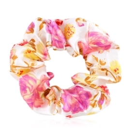 Elastiske scrunchies i satin (OG1204) Sekundært billede