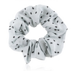 Elastiske scrunchies med prikker i tekstil (OG749)
