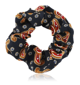 Elastiske scrunchies i tekstil (OG750) Sekundært billede