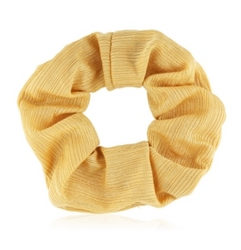 Elastiske scrunchies i tekstil med gylden tråd (OG875)