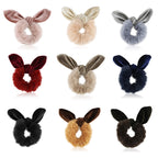 Pels Scrunchies med knude (OG1232)