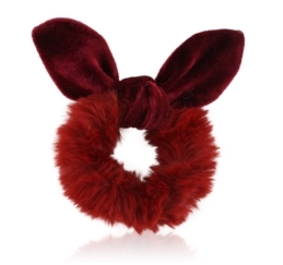 Pels Scrunchies med knude (OG1232)