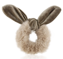 Pels Scrunchies med knude (OG1232)