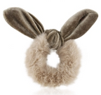 Pels Scrunchies med knude (OG1232)