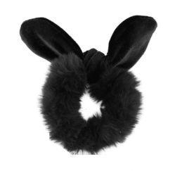 Pels Scrunchies med knude (OG1232)