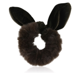 Pels Scrunchies med knude (OG1232)