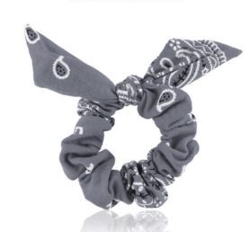 Elastiske scrunchies med ører i bomuld (OG1233)