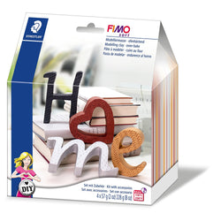 Steadtler Fimo Soft 8025 11 DIY Home Deco Set 'Letters'