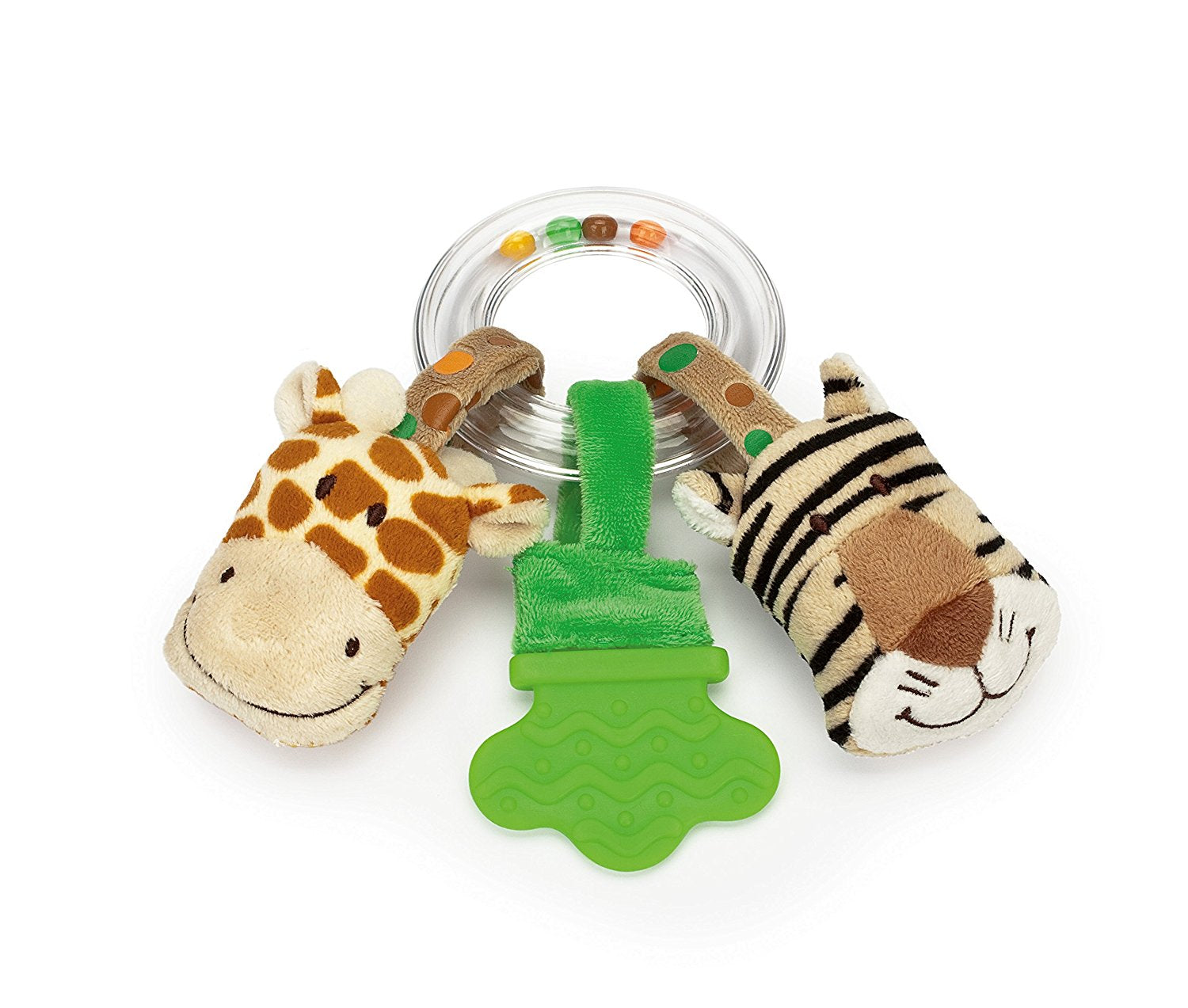 Teddykompaniet Ring-Rangle Giraf og Tiger 17cm