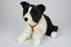 Uni-Toys Border Collie Hund med seletøj 62 cm (stor)