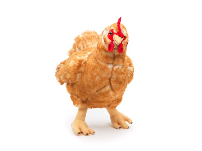 Uni-Toys Høne med æg bamse 33 cm Sekundært billede