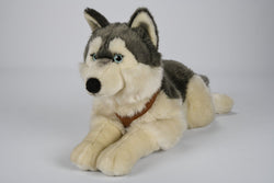 Uni-Toys Husky Hund med seletøj 62 cm (stor)