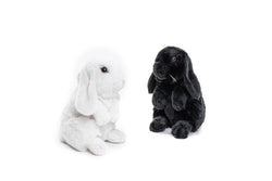 Uni-Toys Kanin Bamse 20 cm, sort