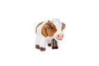 Uni-Toys Ko med klokke bamse 22 cm