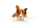 Uni-Toys Langhåret Collie (Rough Collie), liggende 40 cm