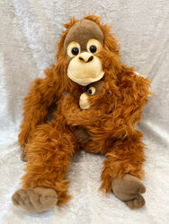 Uni-Toys Orangutang med Baby 45 cm