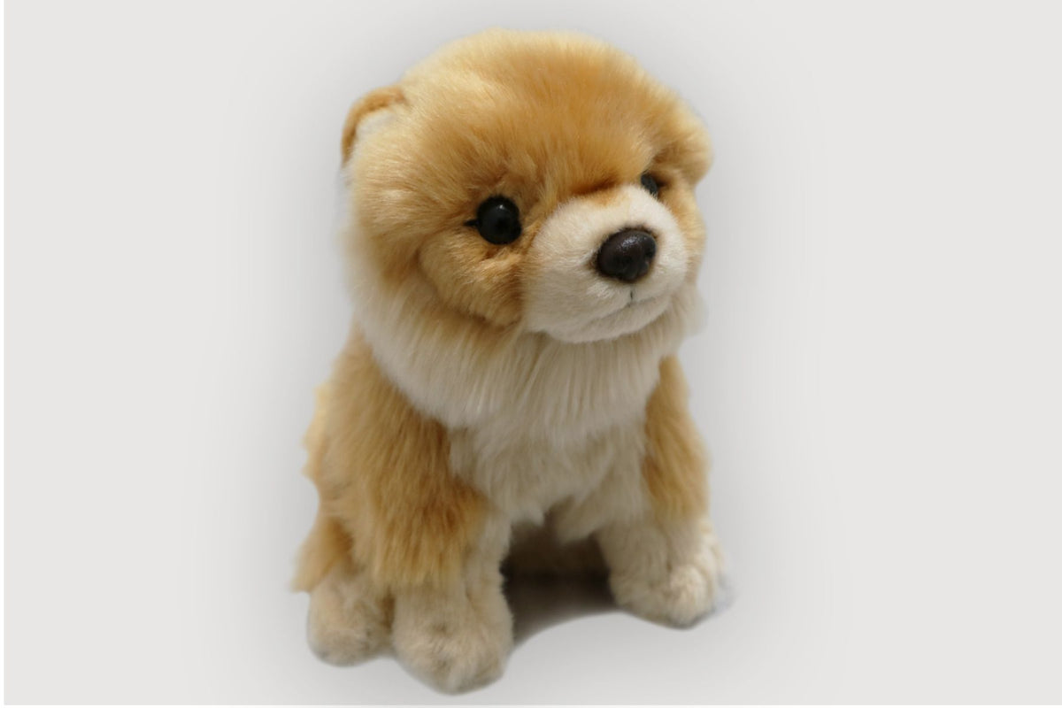 Uni-Toys Pomeranian Hund 18 cm, eco-friendly (N20342)