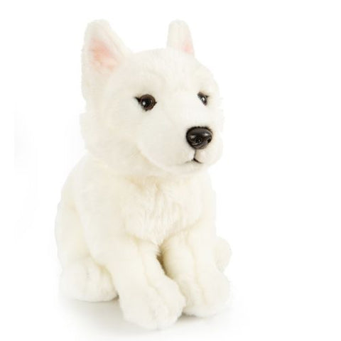 Uni-Toys Schæferhund hvid 25 cm