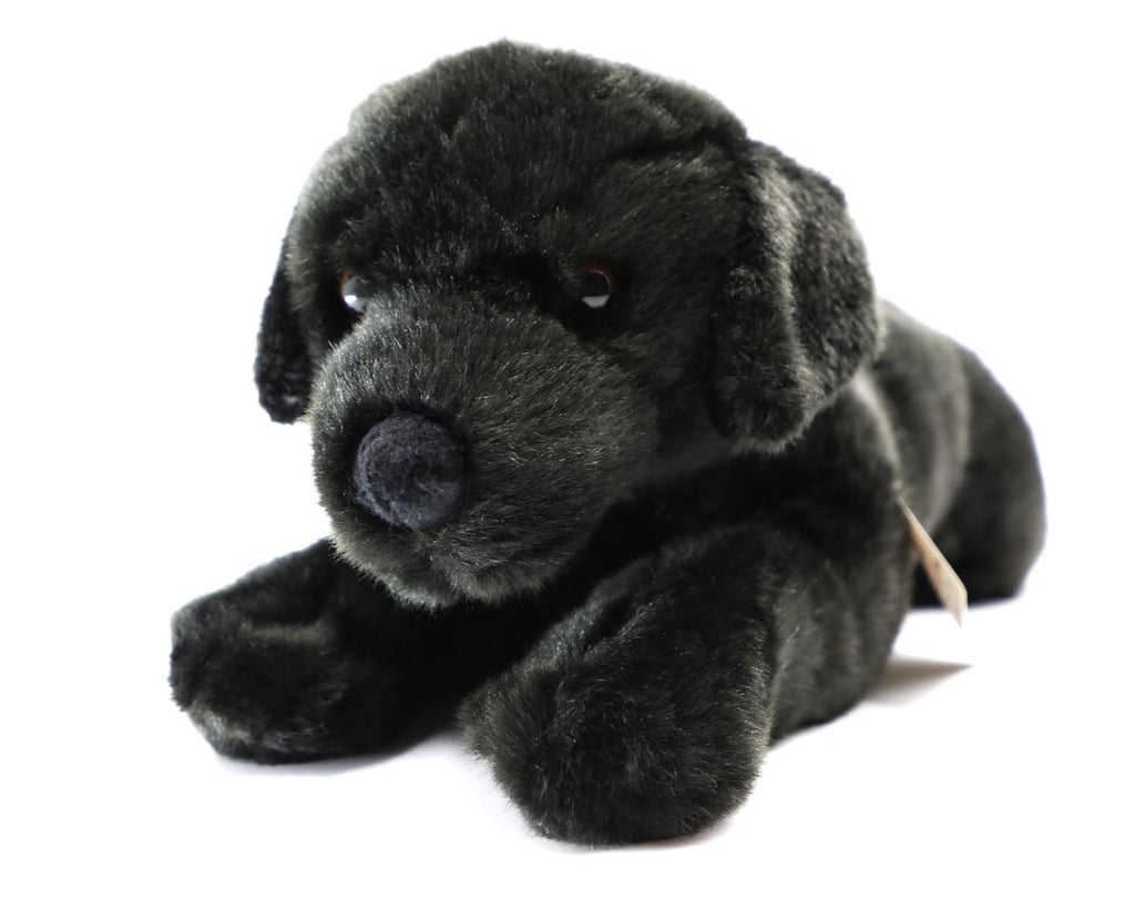 Sort Labrador bamse