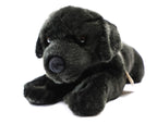 Sort Labrador bamse