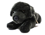 Sort Labrador krammebamse
