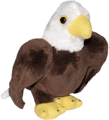 Wild Republic Mini Ørn Bamse - Pocketkins Bald Eagle 17 cm