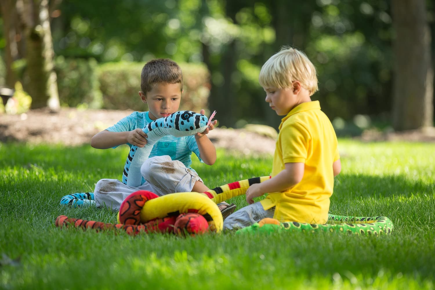 Wild Republic Vandmokkasinslange Bamse - Snakesss Eastern Cotton 137 cm Sekundært billede