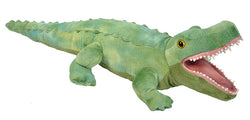 Wild Republic Grøn "Predator" Krokodille Bamse med gummi tænder