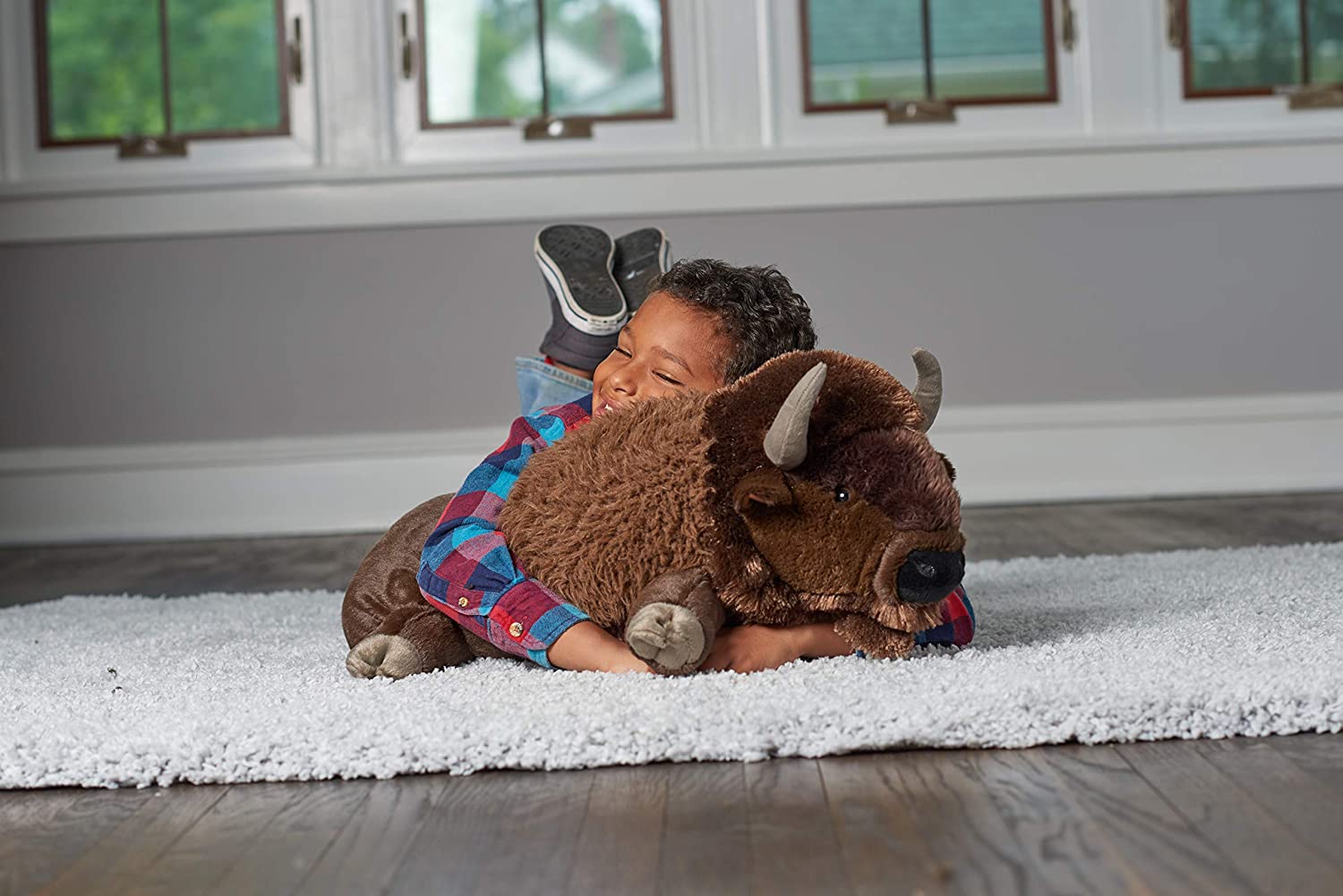 Wild Republic JUMBO Bison Bamse - Cuddlekins JUMBO Bison 76 cm Sekundært billede