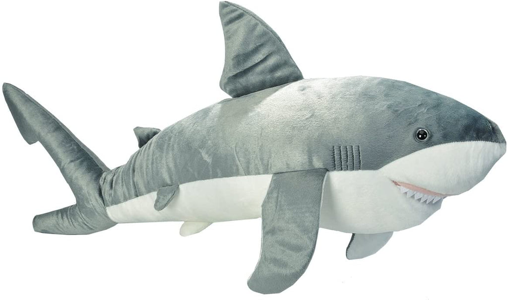 Wild Republic JUMBO Stor Hvid Haj Bamse - JUMBO Great White Shark 69-95 cm