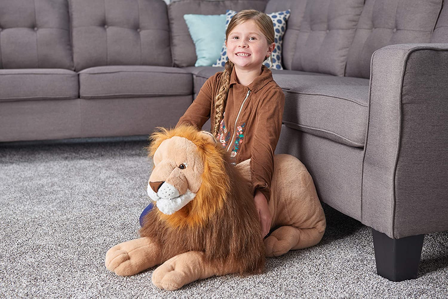 Wild Republic Jumbo Løve Bamse 76 cm