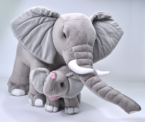 Wild Republic Jumbo Mom & Baby Elefant 60 cm