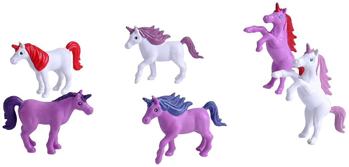 Wild Republic Lille Spand med Enhjørning Figurer, 6 stk. Sekundært billede
