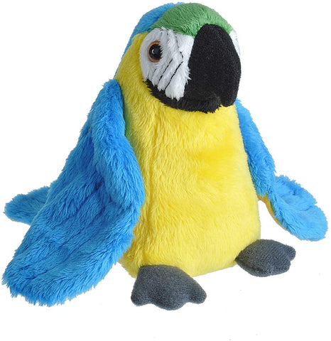 Wild Republic Mini Papegøje Bamse - Lil Kins Macaw Parrot 12 cm