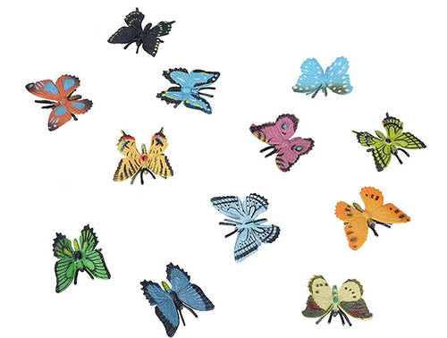 Wild Republic Mini Sommerfugle Figurer "Butterfly Collection Collection" 12 stk. Hovedbillede