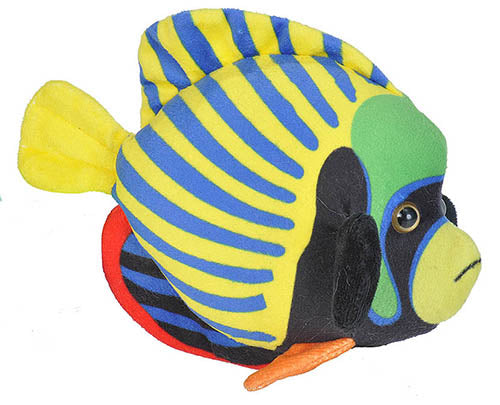 Wild Republic Sea Critters Ægte kejserfisk (Emperor angelfish) Bamse 20 cm Hovedbillede
