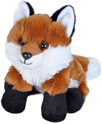 Wild Republic Hug'ems Lille Ræv Bamse - Mini Red Fox 18 cm