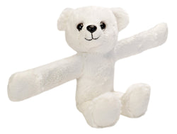 Wild Republic Isbjørn med snap armbånd - Huggers Polar Bear 20 cm