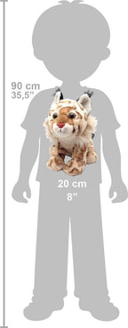 Wild Republic Los Bamse - Cuddlekins Mini Lynx (Bobcat) 20 cm