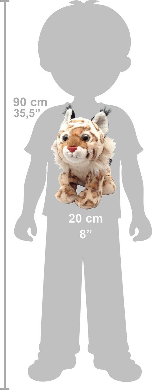 Wild Republic Los Bamse - Cuddlekins Mini Lynx (Bobcat) 20 cm